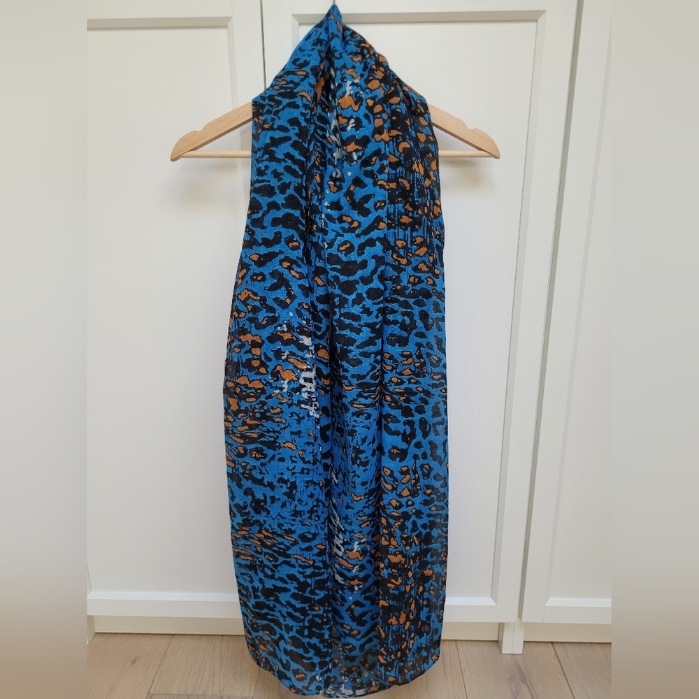 Animal print scarf